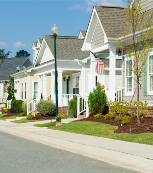 Row of Houses in Parkville, MD